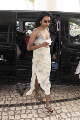 Cannes Simone Ashley exits Martinez MP Cannes, France- May 14: Simone Ashley leaves Hotel Martinez after attending Chopard gala during 79th Festival of Cannes, on May 14, 2026 in Cannes, France. Photo by Marco Piovanotto ABACAPRESS:COM Cannes France  Copyright: xPiovanottoxMarco ABACAx