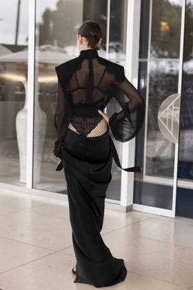 Cannes Nataly Ossman exits Martinez MP Cannes, France- May 14: Nataly Ossman leaves Hotel Martinez after attending Chopard gala during 79th Festival of Cannes, on May 14, 2026 in Cannes, France. Photo by Marco Piovanotto ABACAPRESS:COM Cannes France  Copyright: xPiovanottoxMarco ABACAx
