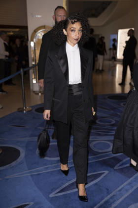 Cannes Ruth Negga exits Martinez MP Cannes, France- May 14: Ruth Negga leaves Hotel Martinez after attending Chopard gala during 79th Festival of Cannes, on May 14, 2026 in Cannes, France. Photo by Marco Piovanotto ABACAPRESS:COM Cannes France Copyright: xPiovanottoxMarco ABACAx