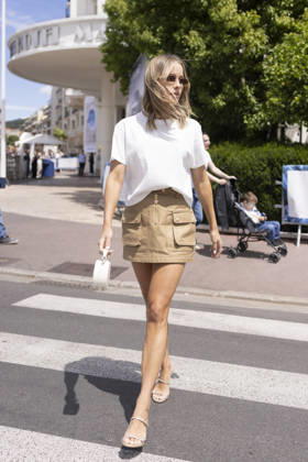 Cannes Claire Holt exits Martinez MP Cannes, France- May 14: Claire Holt leaves Hotel Martinez after attending Chopard gala during 79th Festival of Cannes, on May 14, 2026 in Cannes, France. Photo by Marco Piovanotto ABACAPRESS:COM Cannes France Copyright: xPiovanottoxMarco ABACAx