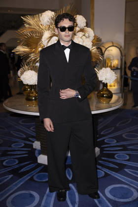 Cannes Enzo Paper exits Martinez MP Cannes, France- May 14: Enzo Paper leaves Hotel Martinez after attending Chopard gala during 79th Festival of Cannes, on May 14, 2026 in Cannes, France. Photo by Marco Piovanotto ABACAPRESS:COM Cannes France Copyright: xPiovanottoxMarco ABACAx