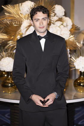 Cannes Enzo Paper exits Martinez MP Cannes, France- May 14: Enzo Paper leaves Hotel Martinez after attending Chopard gala during 79th Festival of Cannes, on May 14, 2026 in Cannes, France. Photo by Marco Piovanotto ABACAPRESS:COM Cannes France  Copyright: xPiovanottoxMarco ABACAx