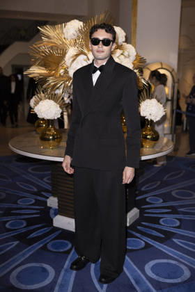 Cannes Enzo Paper exits Martinez MP Cannes, France- May 14: Enzo Paper leaves Hotel Martinez after attending Chopard gala during 79th Festival of Cannes, on May 14, 2026 in Cannes, France. Photo by Marco Piovanotto ABACAPRESS:COM Cannes France  Copyright: xPiovanottoxMarco ABACAx