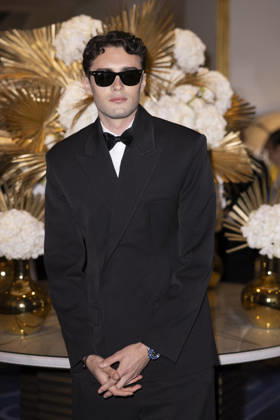 Cannes Enzo Paper exits Martinez MP Cannes, France- May 14: Enzo Paper leaves Hotel Martinez after attending Chopard gala during 79th Festival of Cannes, on May 14, 2026 in Cannes, France. Photo by Marco Piovanotto ABACAPRESS:COM Cannes France Copyright: xPiovanottoxMarco ABACAx