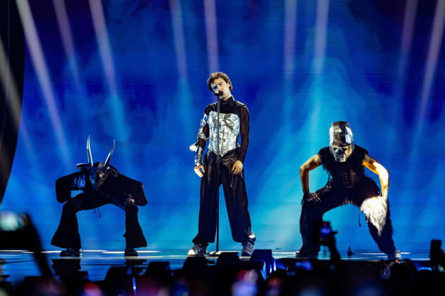 Eurovision Song Contest 2025 Dress Rehearsal 3 of Second Semi Final, 14.05.2026 VIENNA, AUSTRIA - 14 MAY 2026: Image shows Austria artist COSMO for Austria performing the song Tanzschein during Eurovision Song Contest 2025 Dress Rehearsal 3 of Second Semi Final at Wiener Stadthalle on 14 05 2026 in Vienna, Austria. Vienna Wiener Stadthalle Austria Copyright: xBEAUTIFULxSPORTS Froehlichx