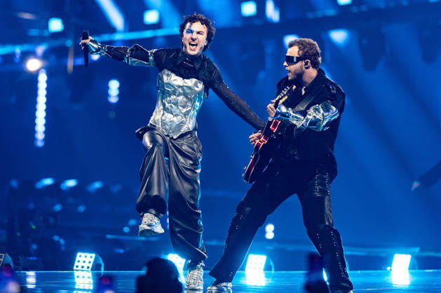 Eurovision Song Contest 2025 Dress Rehearsal 3 of Second Semi Final, 14.05.2026 VIENNA, AUSTRIA - 14 MAY 2026: Image shows Austria artist COSMO for Austria performing the song Tanzschein during Eurovision Song Contest 2025 Dress Rehearsal 3 of Second Semi Final at Wiener Stadthalle on 14 05 2026 in Vienna, Austria. Vienna Wiener Stadthalle Austria Copyright: xBEAUTIFULxSPORTS Froehlichx