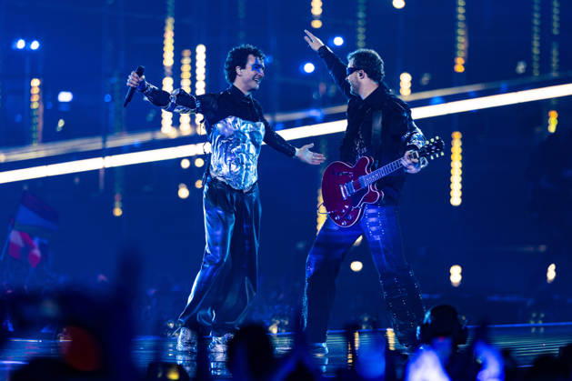 Eurovision Song Contest 2025 Dress Rehearsal 3 of Second Semi Final, 14.05.2026 VIENNA, AUSTRIA - 14 MAY 2026: Image shows Austria artist COSMO for Austria performing the song Tanzschein during Eurovision Song Contest 2025 Dress Rehearsal 3 of Second Semi Final at Wiener Stadthalle on 14 05 2026 in Vienna, Austria. Vienna Wiener Stadthalle Austria Copyright: xBEAUTIFULxSPORTS Froehlichx