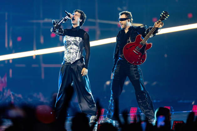 Eurovision Song Contest 2025 Dress Rehearsal 3 of Second Semi Final, 14.05.2026 VIENNA, AUSTRIA - 14 MAY 2026: Image shows Austria artist COSMO for Austria performing the song Tanzschein during Eurovision Song Contest 2025 Dress Rehearsal 3 of Second Semi Final at Wiener Stadthalle on 14 05 2026 in Vienna, Austria. Vienna Wiener Stadthalle Austria Copyright: xBEAUTIFULxSPORTS Froehlichx