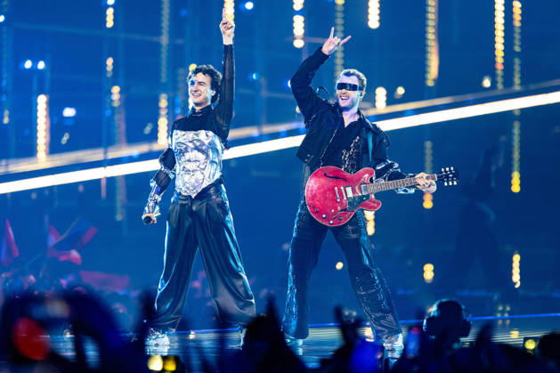 Eurovision Song Contest 2025 Dress Rehearsal 3 of Second Semi Final, 14.05.2026 VIENNA, AUSTRIA - 14 MAY 2026: Image shows Austria artist COSMO for Austria performing the song Tanzschein during Eurovision Song Contest 2025 Dress Rehearsal 3 of Second Semi Final at Wiener Stadthalle on 14 05 2026 in Vienna, Austria. Vienna Wiener Stadthalle Austria Copyright: xBEAUTIFULxSPORTS Froehlichx