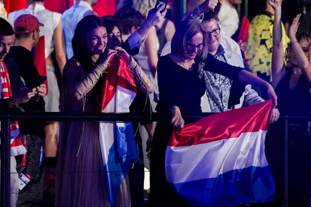 14.05.2026 - Europa, Österreich, Wien: 70. Eurovision Song Contest 2026 in der Wiener Stadthalle - Semi-final 2; Eva Marija mit dem Song Mother Nature für Luxemburg bedankt sich bei ihren Fans Copyright: xLUKAxKOLANOVICx