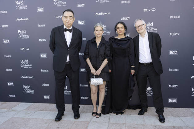 Cannes Prix Build Your Dreams MP Cannes, France- May 14: Chen Kaige, Melanie Laurent, Hafsia Herzi attend the Prix Build Your Dreams cocktail during 79th Festival of Cannes, on May 14, 2026 in Cannes, France. Photo by Marco Piovanotto ABACAPRESS:COM Cannes France  Copyright: xPiovanottoxMarco ABACAx