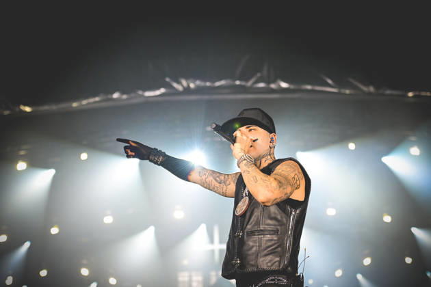 May 14, 2026, Napoli, Italy: Italian rapper Andrea Arrigoni better known by the stage name Shiva performs live at PalaPartenope in Napoli. Napoli Italy - ZUMAs197 20260514_aaa_s197_305 Copyright: xPaolaxVisonex