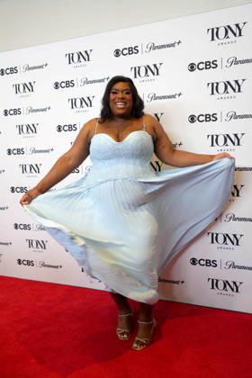 May 14, 2026, New York, Ny, USA: QWEEN JEAN attends the 79th Annual Tony Awards Meet the Nominees Press Event.The Sofitel Hotel, NYC.May 14, 2026. New York USA  - ZUMAms4_ 20260514_faf_ms4_027 Copyright: xSoniaxMoskowitzxGordonx
