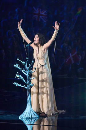 - Wien 14.05.2026 - Eurovision Song Contest Wien - Vienna - Vienne 2026 Live Show 2. Halbfinale - Live Show Second Semi Final - En directe deuxième demi-finale P H O T O: Eva Marija - Luxemburg - Luxembourg - Lëtzebuerg Eurovision Song Contest Vienna 2026