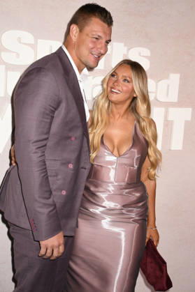 NEW YORK, NY- MAY 14: Rob Gronkowski, and Camille Kostek at the 2026 Sports Illustrated Swimsuit Launch Party at the Hard Rock Hotel on May 14, 2026 in New York City. Copyright: xmpi099 MediaPunchx