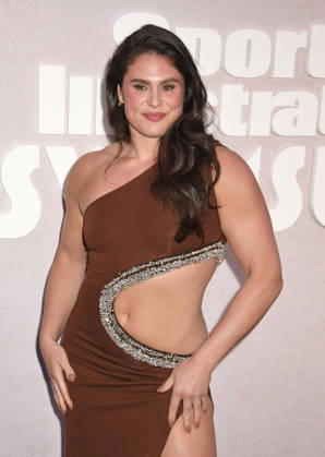 NEW YORK, NY- MAY 14: Ilona Maher at the 2026 Sports Illustrated Swimsuit Launch Party at the Hard Rock Hotel on May 14, 2026 in New York City. Copyright: xmpi099 MediaPunchx