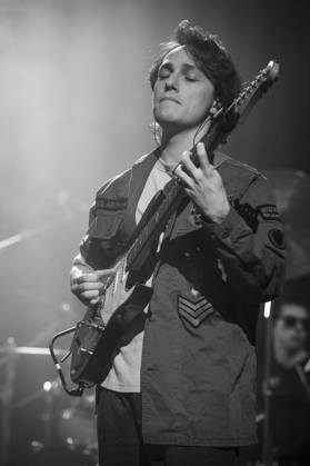 Matteo Mancuso at Islington Assembly Hall 14 05 2026 Matteo Mancuso performs live on stage at Islington Assembly Hall in London on 14th May 2026. Image converted to black and white. Matteo Mancuso guitars, Riccardo Oliva bass, Gianluca Pellerito drums., Credit:Zoran Veselinovic Avalon UK, London, Islington Assembly Hall  Copyright: xZoranxVeselinovicx xAvalonx 1099087780
