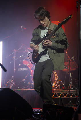 Matteo Mancuso at Islington Assembly Hall 14 05 2026 Matteo Mancuso performs live on stage at Islington Assembly Hall in London on 14th May 2026. Matteo Mancuso guitars, Riccardo Oliva bass, Gianluca Pellerito drums., Credit:Zoran Veselinovic Avalon UK, London, Islington Assembly Hall  Copyright: xZoranxVeselinovicx xAvalonx 1099087788