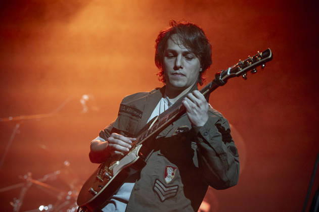 Matteo Mancuso at Islington Assembly Hall 14 05 2026 Matteo Mancuso performs live on stage at Islington Assembly Hall in London on 14th May 2026. Matteo Mancuso guitars, Riccardo Oliva bass, Gianluca Pellerito drums., Credit:Zoran Veselinovic Avalon UK, London, Islington Assembly Hall  Copyright: xZoranxVeselinovicx xAvalonx 1099087792