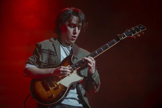 Matteo Mancuso at Islington Assembly Hall 14 05 2026 Matteo Mancuso performs live on stage at Islington Assembly Hall in London on 14th May 2026. Matteo Mancuso guitars, Riccardo Oliva bass, Gianluca Pellerito drums., Credit:Zoran Veselinovic Avalon UK, London, Islington Assembly Hall  Copyright: xZoranxVeselinovicx xAvalonx 1099087841