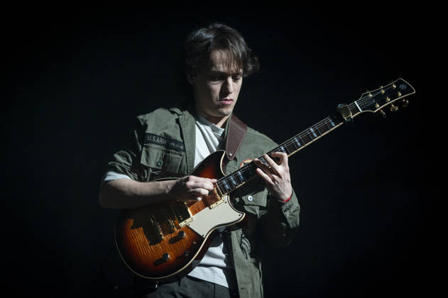 Matteo Mancuso at Islington Assembly Hall 14 05 2026 Matteo Mancuso performs live on stage at Islington Assembly Hall in London on 14th May 2026. Matteo Mancuso guitars, Riccardo Oliva bass, Gianluca Pellerito drums., Credit:Zoran Veselinovic Avalon UK, London, Islington Assembly Hall  Copyright: xZoranxVeselinovicx xAvalonx 1099087854