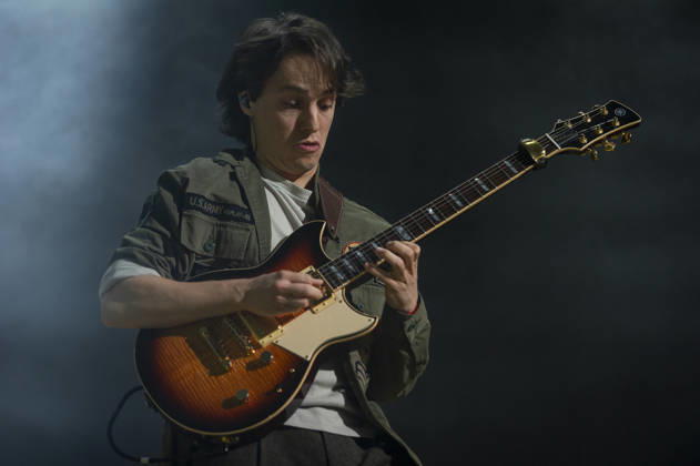 Matteo Mancuso at Islington Assembly Hall 14 05 2026 Matteo Mancuso performs live on stage at Islington Assembly Hall in London on 14th May 2026. Matteo Mancuso guitars, Riccardo Oliva bass, Gianluca Pellerito drums., Credit:Zoran Veselinovic Avalon UK, London, Islington Assembly Hall  Copyright: xZoranxVeselinovicx xAvalonx 1099087877