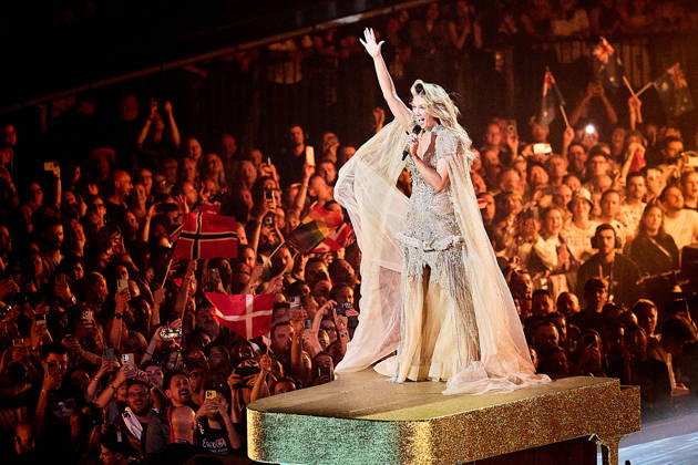 - Wien 14.05.2026 - Eurovision Song Contest Wien - Vienna - Vienne 2026 Live Show 2. Halbfinale - Live Show Second Semi Final - En directe deuxième demi-finale P H O T O: Delta Goodrem - Australien - Australie - Australia Eurovision Song Contest Vienna 2026