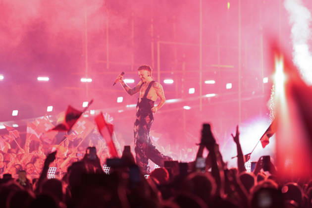 Eurovision 2026 Wien, osterrike 20260514. under torsdagens andre semifinale i arets Eurovision Song Contest. Foto: Terje Bendiksby NTB Wien osterrike HwPYpbbdTV0 EDITORIAL USE ONLY Ref:_ENTHwPYpbbdTV0.jpg Copyright: xTerjexBendiksbyx xNTBx