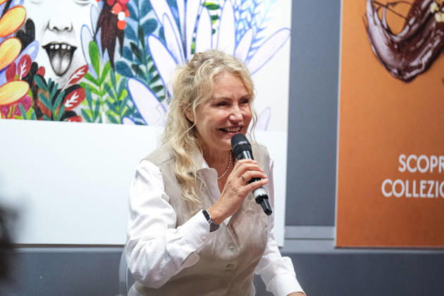 SalTo 26 - Salone Internazionale del Libro in Turin - 14 May 2026 Licia Colò seen during the first day of the SalTo 26 - Salone Internazionale del Libro at Lingotto Fiere. Turin Italy Copyright: xElenaxVizzocax xSOPAxImagesx EVIZZOCA-3320