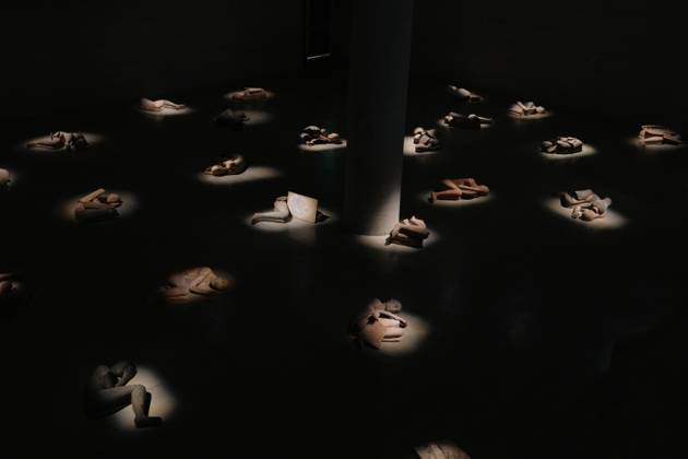 RECORD DATE NOT STATED IPA84713303 - Milan, Preview of Mimmo Paladino s Paladino Installation Exhibition in the Sterling Room of Palazzo Citterio Copyright: xx xx 84713303