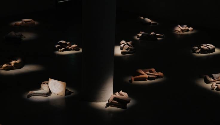 RECORD DATE NOT STATED IPA84713305 - Milan, Preview of Mimmo Paladino s Paladino Installation Exhibition in the Sterling Room of Palazzo Citterio Copyright: xx xx 84713305