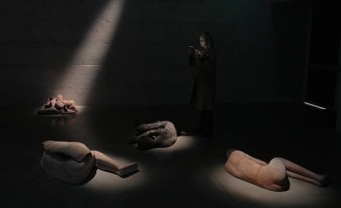 RECORD DATE NOT STATED IPA84713306 - Milan, Preview of Mimmo Paladino s Paladino Installation Exhibition in the Sterling Room of Palazzo Citterio Copyright: xx xx 84713306