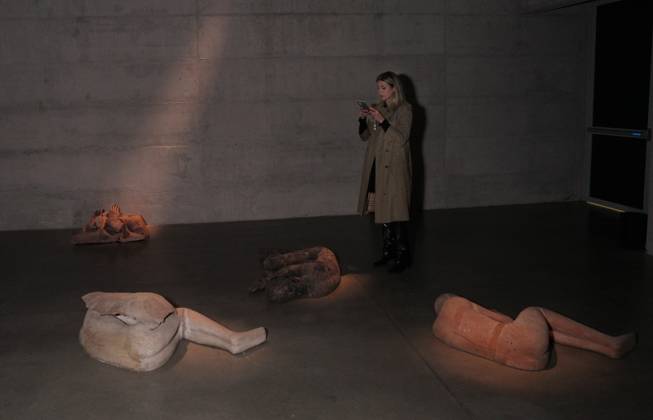 RECORD DATE NOT STATED IPA84713308 - Milan, Preview of Mimmo Paladino s Paladino Installation Exhibition in the Sterling Room of Palazzo Citterio Copyright: xx xx 84713308