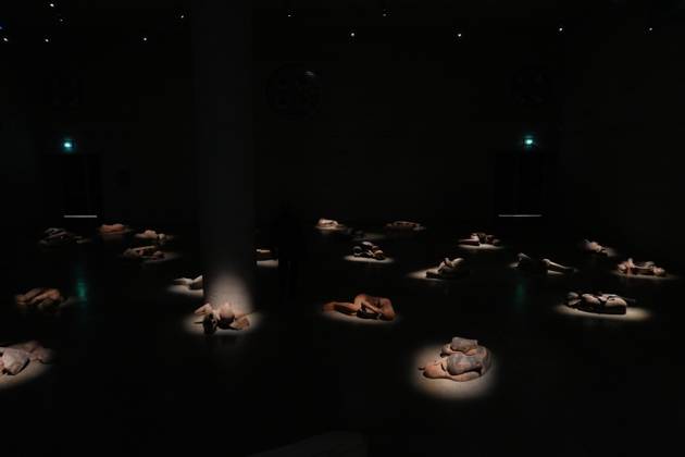 RECORD DATE NOT STATED IPA84713309 - Milan, Preview of Mimmo Paladino s Paladino Installation Exhibition in the Sterling Room of Palazzo Citterio Copyright: xx xx 84713309