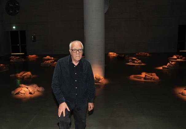 RECORD DATE NOT STATED IPA84713312 - Milan, Preview of the Mimmo Paladino Installation Exhibition in the Sterling room of Palazzo Citterio, pictured Mimmo Paladino Copyright: xx xx 84713312
