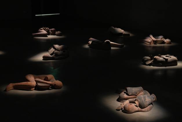 RECORD DATE NOT STATED IPA84713318 - Milan, Preview of Mimmo Paladino s Paladino Installation Exhibition in the Sterling Room of Palazzo Citterio Copyright: xx xx 84713318