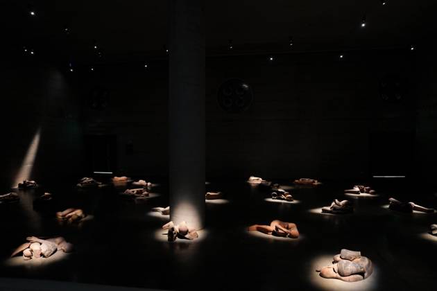RECORD DATE NOT STATED IPA84713323 - Milan, Preview of Mimmo Paladino s Paladino Installation Exhibition in the Sterling Room of Palazzo Citterio Copyright: xx xx 84713323