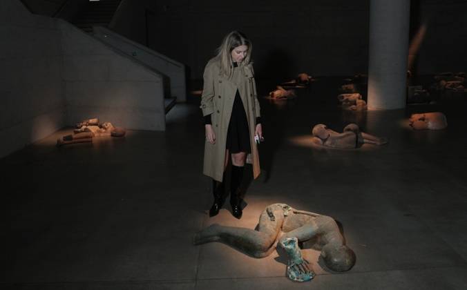 RECORD DATE NOT STATED IPA84713328 - Milan, Preview of Mimmo Paladino s Paladino Installation Exhibition in the Sterling Room of Palazzo Citterio Copyright: xx xx 84713328