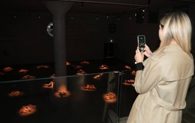 RECORD DATE NOT STATED IPA84713330 - Milan, Preview of Mimmo Paladino s Paladino Installation Exhibition in the Sterling Room of Palazzo Citterio Copyright: xx xx 84713330