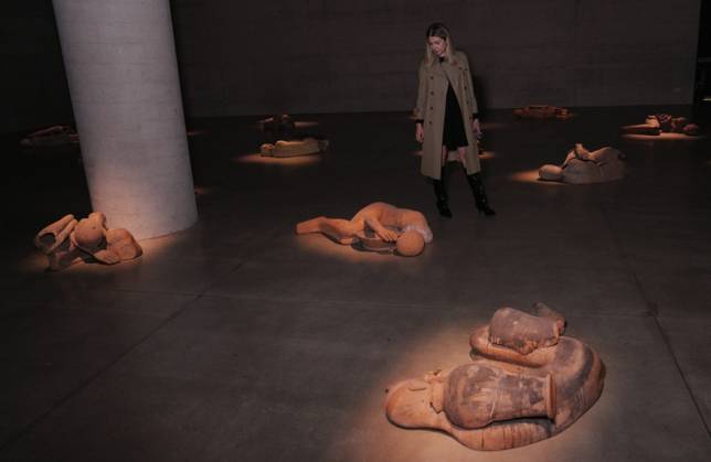 RECORD DATE NOT STATED IPA84713333 - Milan, Preview of Mimmo Paladino s Paladino Installation Exhibition in the Sterling Room of Palazzo Citterio Copyright: xx xx 84713333