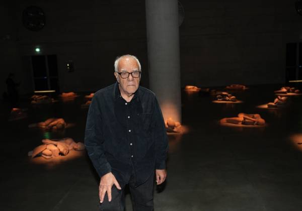 RECORD DATE NOT STATED IPA84713315 - Milan, Preview of the Mimmo Paladino Installation Exhibition in the Sterling room of Palazzo Citterio, pictured Mimmo Paladino  Copyright: xx xx 84713315