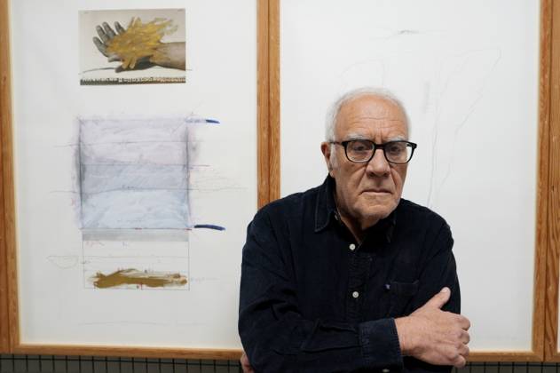 RECORD DATE NOT STATED IPA84713331 - Milan, Preview of the Mimmo Paladino Installation Exhibition in the Sterling room of Palazzo Citterio, pictured Mimmo Paladino Copyright: xx xx 84713331