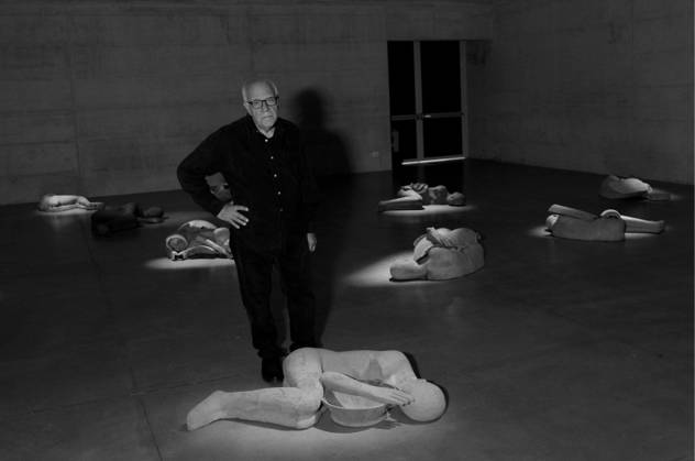 RECORD DATE NOT STATED IPA84713338 - Milan, Preview of the Mimmo Paladino Installation Exhibition in the Sterling room of Palazzo Citterio, pictured Mimmo Paladino Copyright: xx xx 84713338