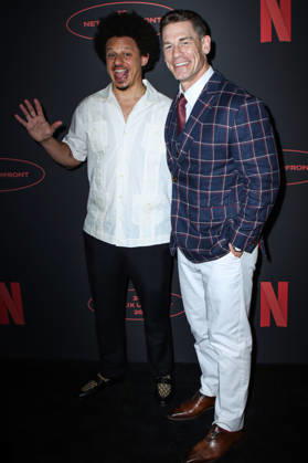 Netflix Upfront 2026 MANHATTAN, NEW YORK CITY, NEW YORK, USA - MAY 13: Eric Andre and John Cena arrive at the Netflix Upfront 2026 held at Sunset Pier 94 Studios on May 13, 2026 in Manhattan, New York City, New York, United States. New York City Sunset Pier 94 Studios New York United States Copyright: xImagexPressxAgencyx