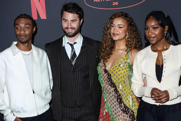 Netflix Upfront 2026 MANHATTAN, NEW YORK CITY, NEW YORK, USA - MAY 13: Jonathan Daviss, Chase Stokes, Madison Bailey and Carlacia Grant arrive at the Netflix Upfront 2026 held at Sunset Pier 94 Studios on May 13, 2026 in Manhattan, New York City, New York, United States. New York City Sunset Pier 94 Studios New York United States Copyright: xImagexPressxAgencyx