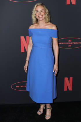 Netflix Upfront 2026 MANHATTAN, NEW YORK CITY, NEW YORK, USA - MAY 13: Leanne Morgan arrives at the Netflix Upfront 2026 held at Sunset Pier 94 Studios on May 13, 2026 in Manhattan, New York City, New York, United States. New York City Sunset Pier 94 Studios New York United States Copyright: xImagexPressxAgencyx