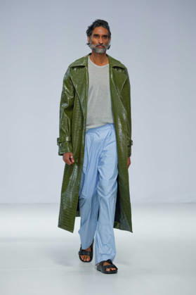 Australian Fashion Week 2026 - Runway - Gary Bigeni A model walks the runway during the Gary Bigeni show at Australian Fashion Week 2026 at the Museum of Contemporary Art on May 15, 2026 in Sydney, Australia., Credit:IOIO IMAGES IOIO Avalon Australia, New South Wales, Sydney, Museum of Contemporary Art  Copyright: xIOIOxIMAGESx xIOIOx xAvalonx 1099144892