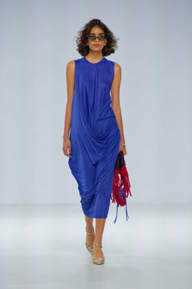 Australian Fashion Week 2026 - Runway - Gary Bigeni A model walks the runway during the Gary Bigeni show at Australian Fashion Week 2026 at the Museum of Contemporary Art on May 15, 2026 in Sydney, Australia., Credit:IOIO IMAGES IOIO Avalon Australia, New South Wales, Sydney, Museum of Contemporary Art  Copyright: xIOIOxIMAGESx xIOIOx xAvalonx 1099145032