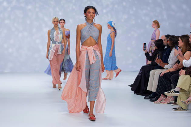 Australian Fashion Week 2026 - Runway - Ngali Models walk the runway during the Ngali Wander with Wonder Runway show at Australian Fashion Week 2026 at Museum of Contemporary Art on May 15, 2026 in Sydney, Australia., Credit:IOIO IMAGES IOIO Avalon Australia, New South Wales, Sydney, Museum of Contemporary Art  Copyright: xIOIOxIMAGESx xIOIOx xAvalonx 1099146243