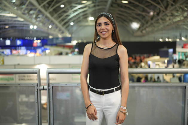 IPA84712181 - Turin. Second day of the 18th edition of the Turin International Book Fair entitled The World Saved by Kids. The fair will remain open from May 14 to 18, 2026 at Lingotto Fiere Pictured: Pegah Moshir Pour Copyright: xRiccardoxGIordanox xRiccardoxGiordanox 84712181
